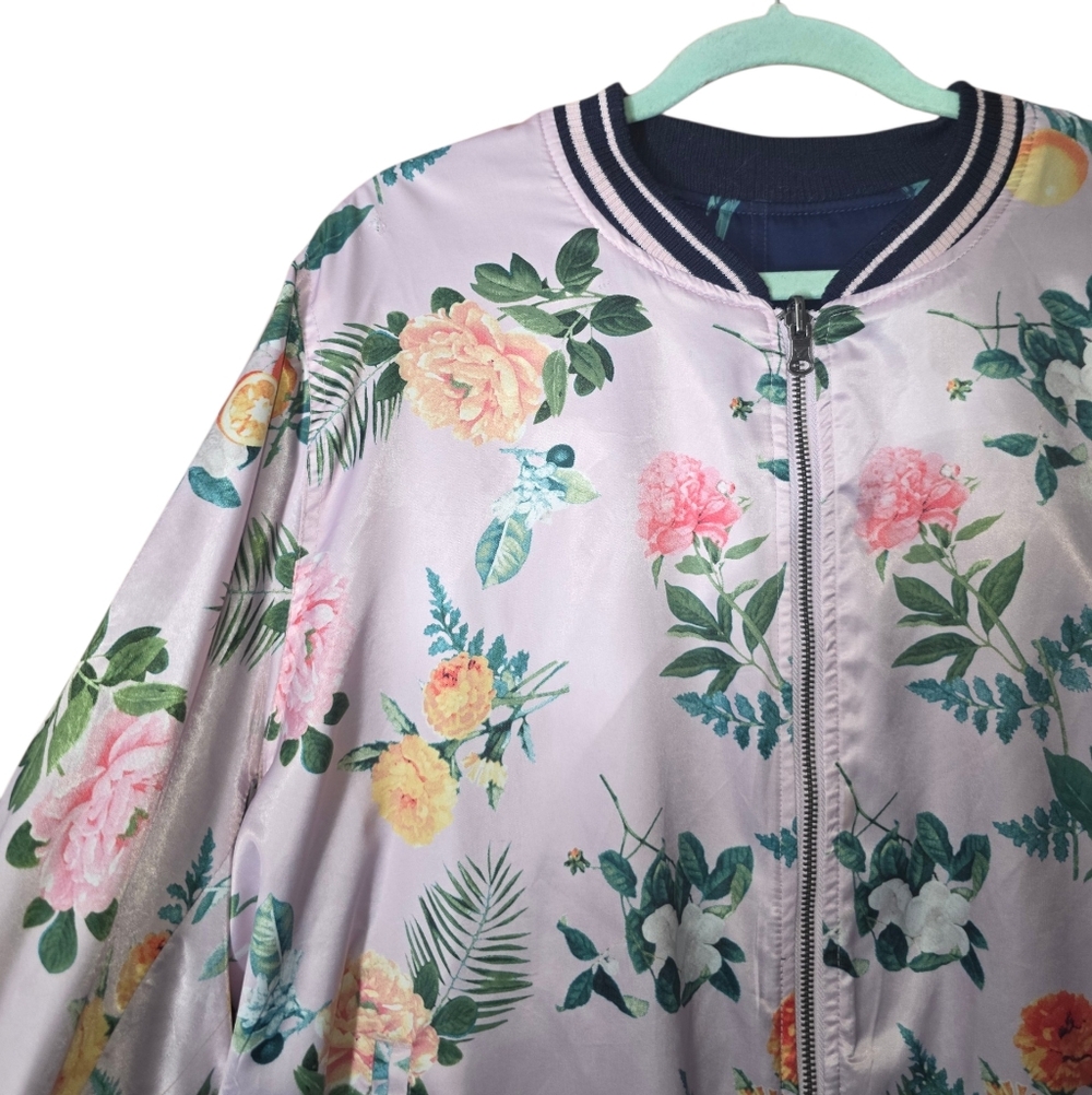 American Eagle Parrot Fruit Reversible Jacket XXL - Picture 4 of 8